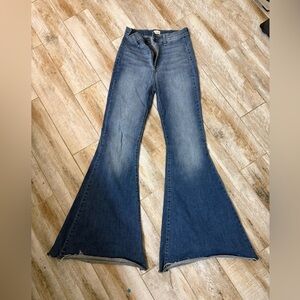 Sneak Peek Dark Blue Flare Jeans-Rodeo/Concert/Stagecoach